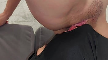 Look how he works his tongue at my pussy