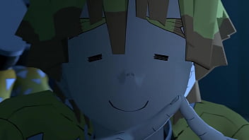 Zenitsu fucking with nezuko kimetsu no yaiba look the description