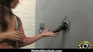 Sexy wild lady deepthroats at gloryhole 6