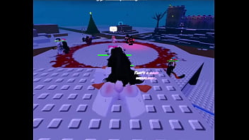 Roblox girl getting her carrot for the day