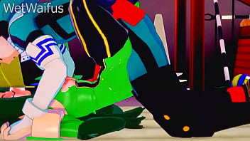 Tsuyu and deku have private sex session after class my hero academia hentai