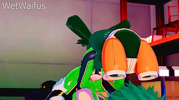 Tsuyu and deku have private sex session after class my hero academia hentai Tsuyu and deku have private sex session after class my hero academia hentai
