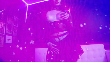 Femme fatale violet gems gets her hairy pussy fucked