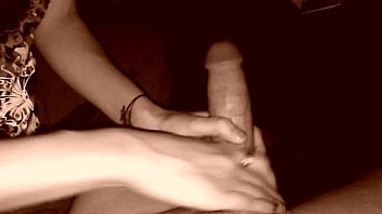 Girlfriend deep throats huge cock