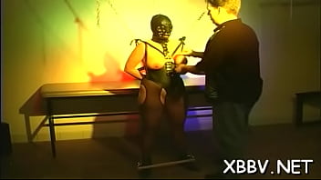 Beguiling gal is checking up her box