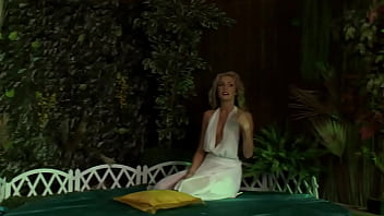 Sensual jane and stacey please a man in the garden