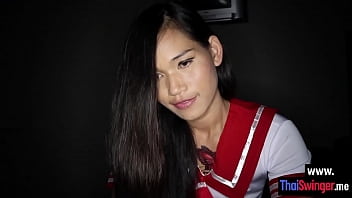 Sexy thai teen pay enjoyed hardcore pussy fucking