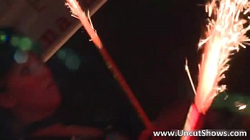 Hot nasty babes get on stage