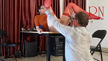 Monday in the office employee without panties tease lick pussy suck dick in the office naughty office full video