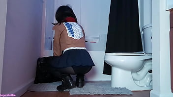 School girl mikasa ackerman peeing voyeur sage eldritch