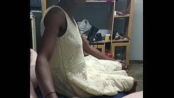 Black girl gives nice handjob while wife suck my dick with pleasure