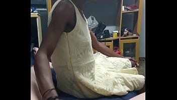 Black girl gives nice handjob while wife suck my dick with pleasure