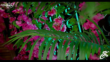 Huge creampie for busty naughty elf in mating season