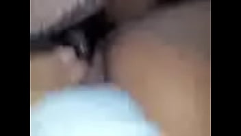 Wet pussy stroked deeply and roughly