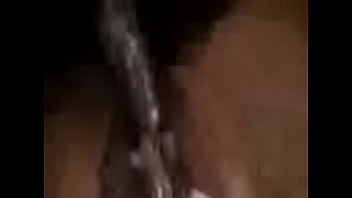 Wet pussy stroked deeply and roughly