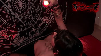 Gothic girl hot ritual