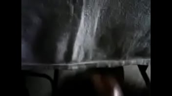 White cream cum'n out my blk dick