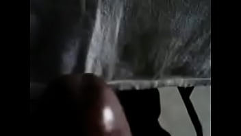 White cream cum'n out my blk dick