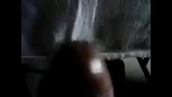 White cream cum'n out my blk dick