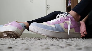 Meus pezinho após o treino Meus pezinho após o treino