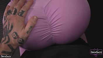 Sinn sage gets her slit fingered while doing yoga before fucking