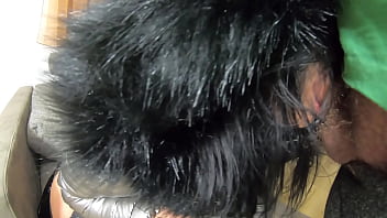 Preview milfycalla deep blow job and cum play while wearing hooded jacket and shiny boots 207