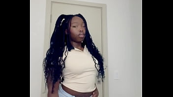 College slut jadera flashes her chocolate boobs