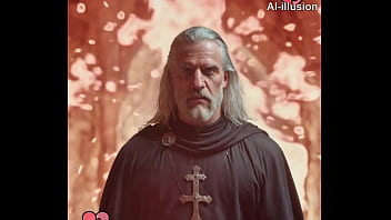 Big tits vampire sex with godfather