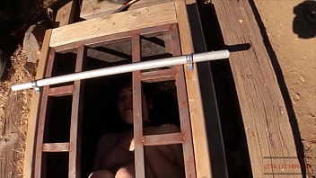 Humiliation and bastinado in the ground box