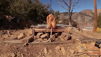 Humiliation and bastinado in the ground box