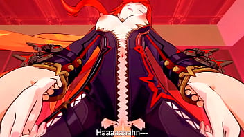 Mavuika's hot pussy needs something wet to cool it down genshin impact