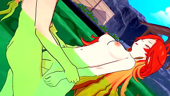 Mavuika's hot pussy needs something wet to cool it down genshin impact