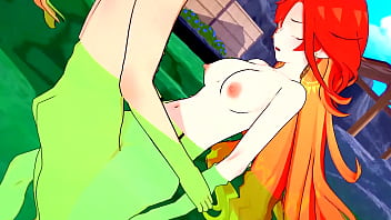 Mavuika's hot pussy needs something wet to cool it down genshin impact