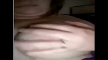 Young french bbw 42d boobs playing and sucking own nipples