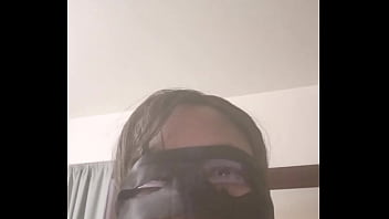 The masturbator with dildo and sucking