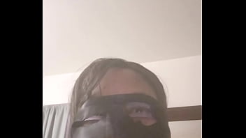 The masturbator with dildo and sucking