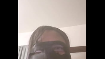 The masturbator with dildo and sucking