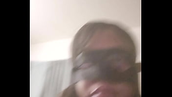 The masturbator with dildo and sucking