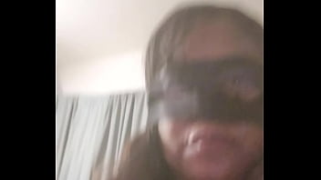 The masturbator with dildo and sucking