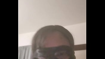 The masturbator with dildo and sucking