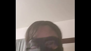 The masturbator with dildo and sucking