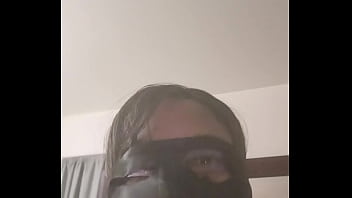 The masturbator with dildo and sucking