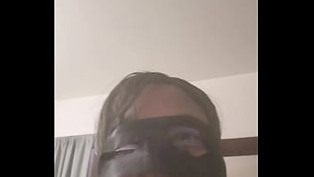 The masturbator with dildo and sucking