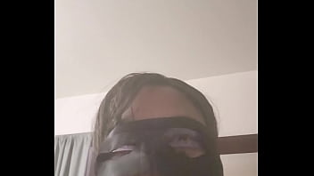 The masturbator with dildo and sucking