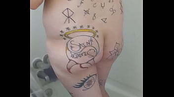 Getting ready for training check out my sopping wet holes and watch me stretch my smooth pussy lips