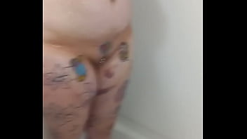 Getting ready for training check out my sopping wet holes and watch me stretch my smooth pussy lips