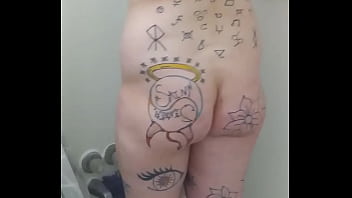 Getting ready for training check out my sopping wet holes and watch me stretch my smooth pussy lips