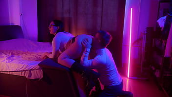 Perverted man pissing his slattern's and fucks in ass her