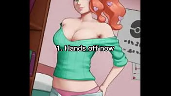 Sonia from pokemon tells you to masterbate