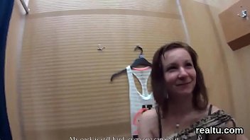 Exquisite czech cutie gets seduced in the mall and screwed in pov